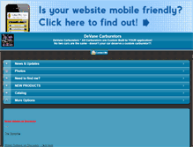 Tablet Screenshot of devanecarbs.com